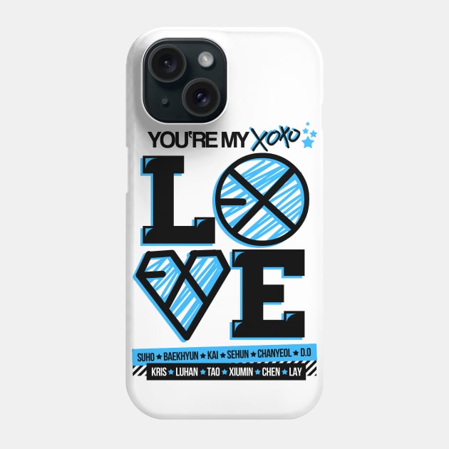 EXO XOXO LOVE Phone Case by skeletonvenus