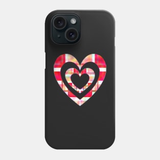 Plaid Hearts Phone Case