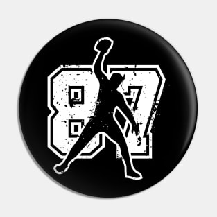 87 football Pin