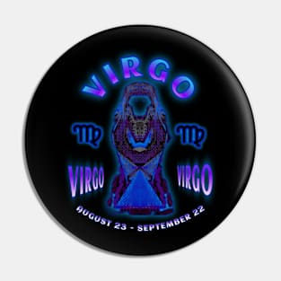 Virgo 2a Black Pin