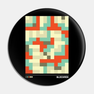 Modernist Camouflage Pin