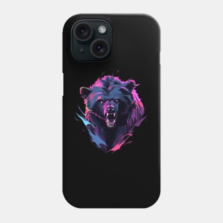 angry bear Phone Case