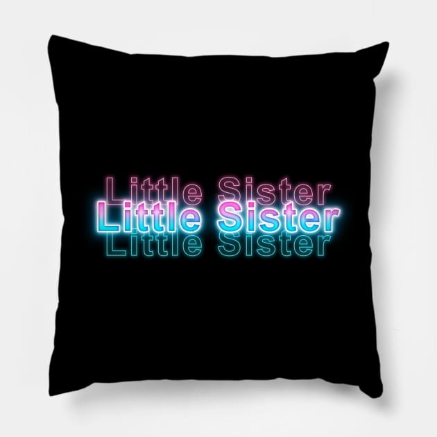 Little Sister Pillow by Sanzida Design