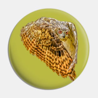 Eagle Owl Pin