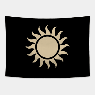 Boho Gold Sun Tapestry