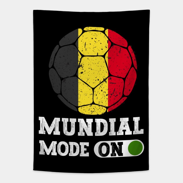 Belgium World Cup Tapestry by footballomatic