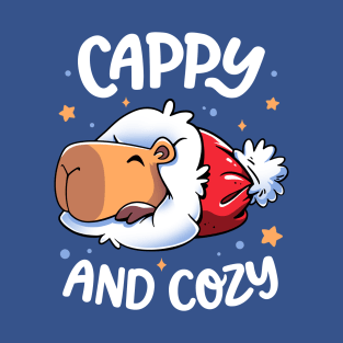 Cappy And Cozy - Capybara Holidays T-Shirt