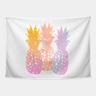 Retro Pineapples Tapestry