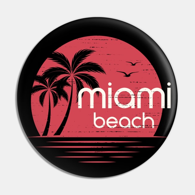 Miami sunset design, typography Pin by Frispa