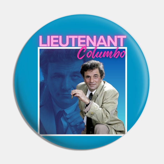 Columbo Retro 90s T-Shirt Pin by Shoppetite