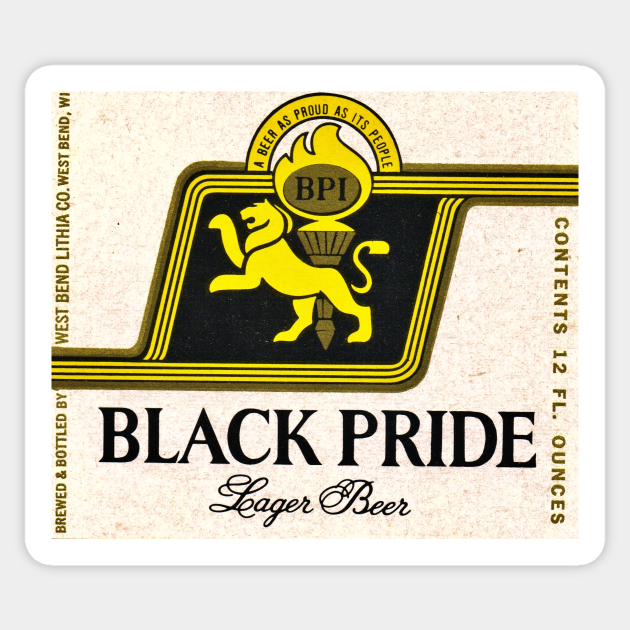1960s Black Pride Lager Beer - A Beer as Proud As Its People ...