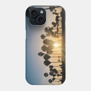 Venice Beach Sunset Lens Flare Phone Case