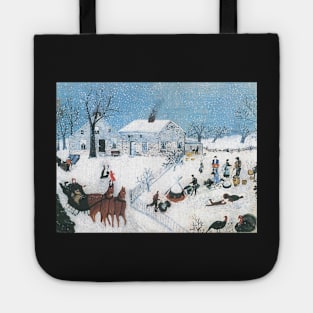 grandma moses Tote