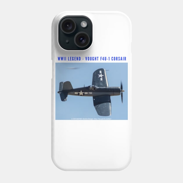 Vought F4U-1 Corsair Fast-Pass Phone Case by acefox1