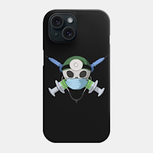 Doctors crew Jolly Roger pirate flag (no caption) Phone Case