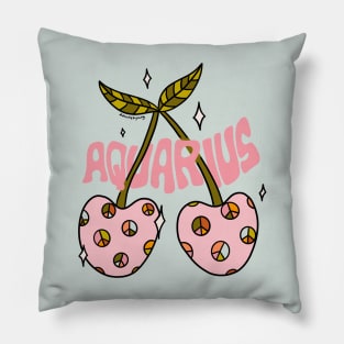 Aquarius Cherries Pillow