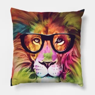 Cool Dude Lion Pillow