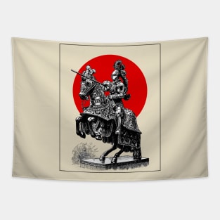 Red Sun Knight Tapestry