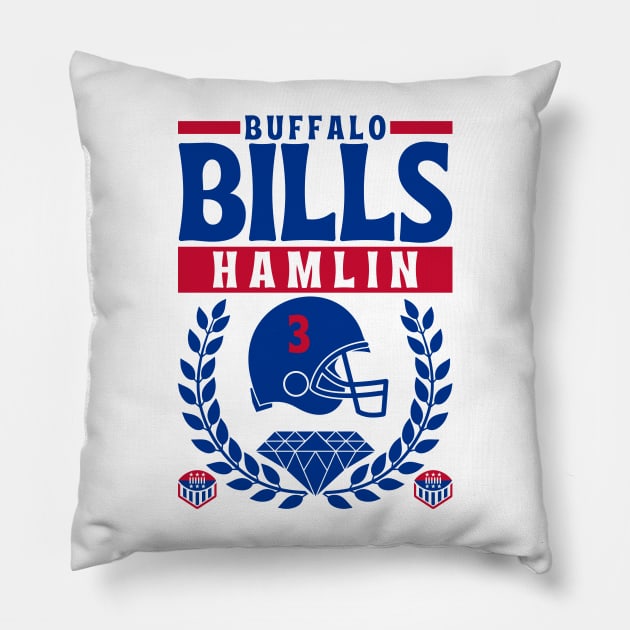 Buffalo Bills Hamlin 3 Edition 3 Pillow by Astronaut.co