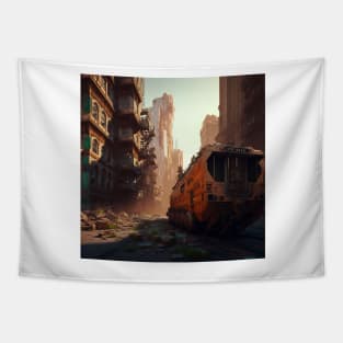 In the wastelands : Abandoned metro Tapestry