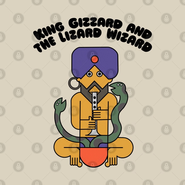 King Gizzard and the Lizard Wizard / Original Fanart Design by DankFutura