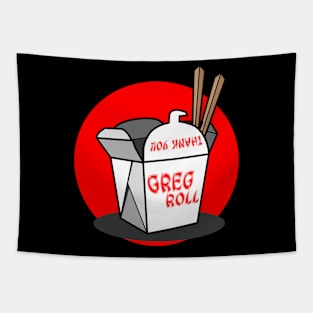 GREG ROLL TAKEOUT BOX T-SHIRT Tapestry