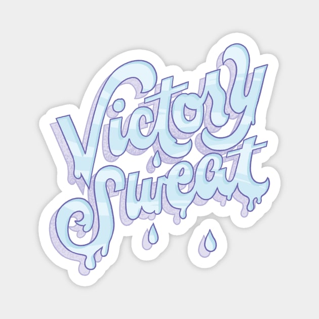 Victory Sweat Magnet by polliadesign