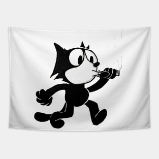 Felix The Cat Start Smoking Tapestry