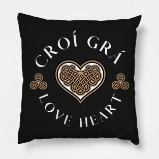 Celtic Love Heart Pillow