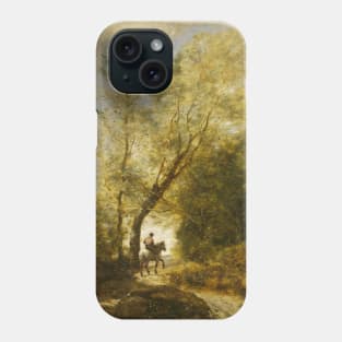 The Forest of Coubron by Jean-Baptiste-Camille Corot Phone Case