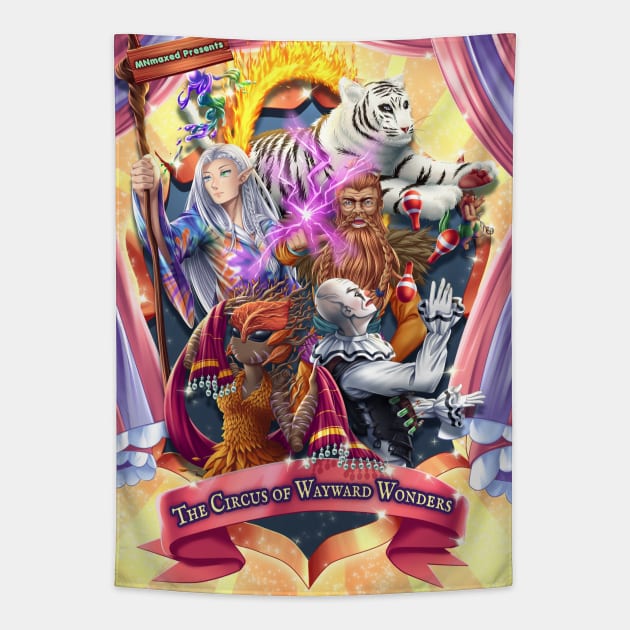 The Circus of Wayward Wonders Tapestry by MNmaxed