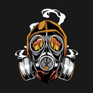 Fire Gas Mask T-Shirt