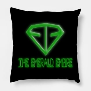 The Emerald Empire Neon sign Pillow