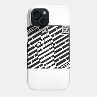 High Five Maze Abstract Art Phone Case