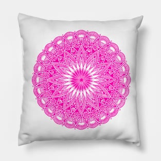 Mandala (pink) Pillow