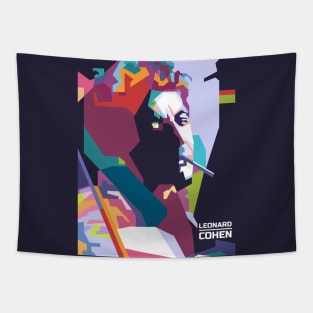 Abstract Cohen in WPAP Popart Tapestry