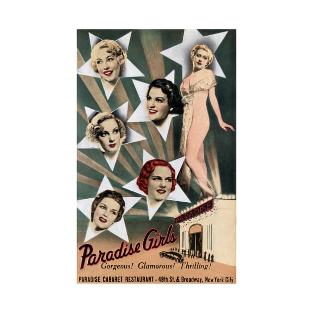 1943 Paradise Girls Cabaret NYC by historicimage