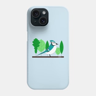 Minimalist Original Blue Jay Art 2 Phone Case