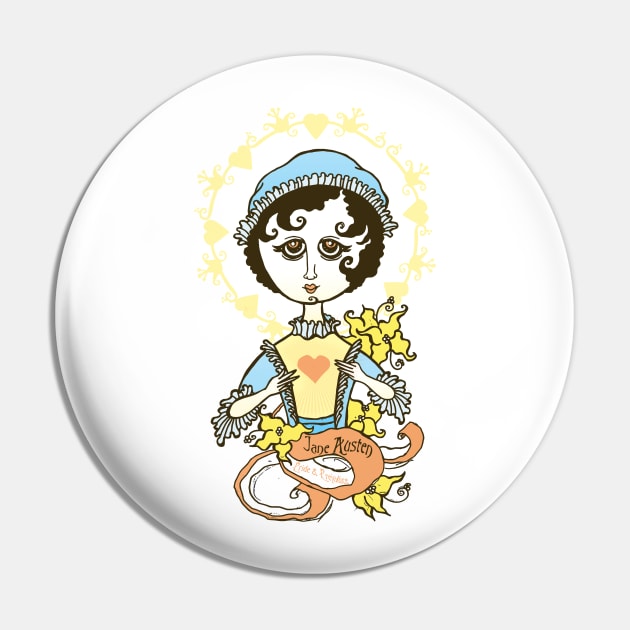 Jane Austen Pin by lanznaster