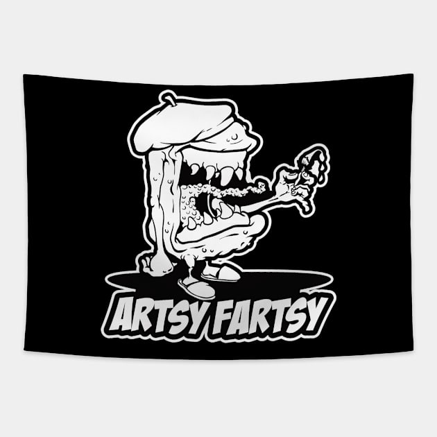 Artsy Fartsy Tapestry by artwork-a-go-go