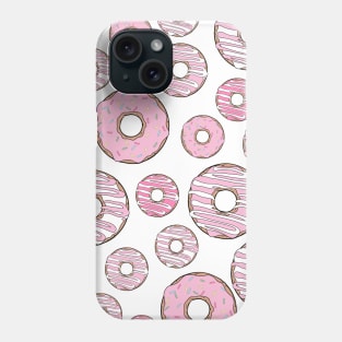 Pattern Of Donuts, Pink Donuts, Sprinkles Phone Case