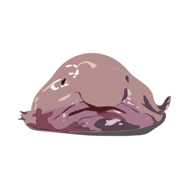 Blobfish Illustration by purpleyampress