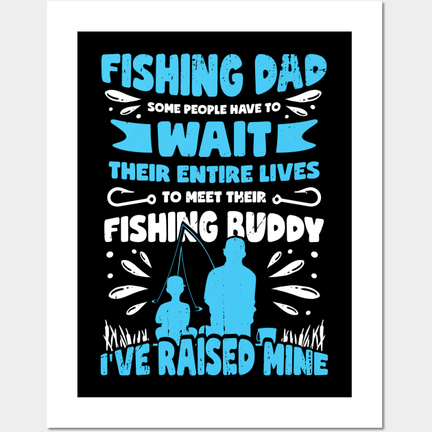 Proud Fishing Dad Fisher Son Father Gift