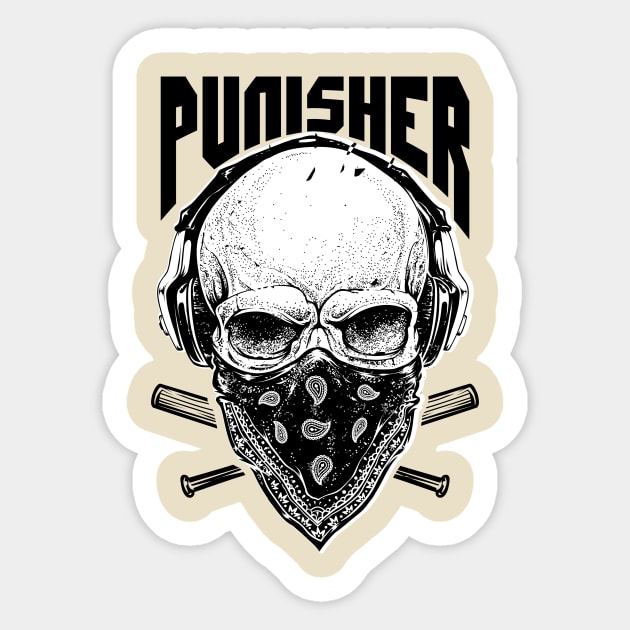 punisher - Punisher Skull - Sticker