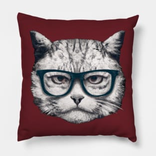 Cats with glasses Pillow