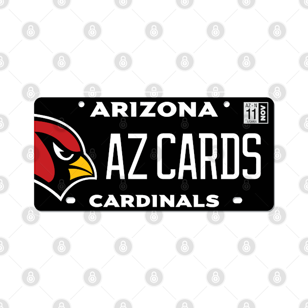 Disover Arizona Cardinals Vanity Plate - Arizona Cardinals Football - T-Shirt