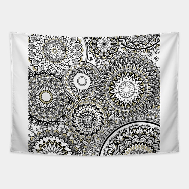 THE MANDALA FAMILY Tapestry by designsbygulmohar