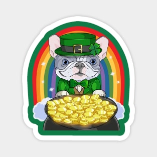 French Bulldog Leprechaun St Patricks Day Magnet