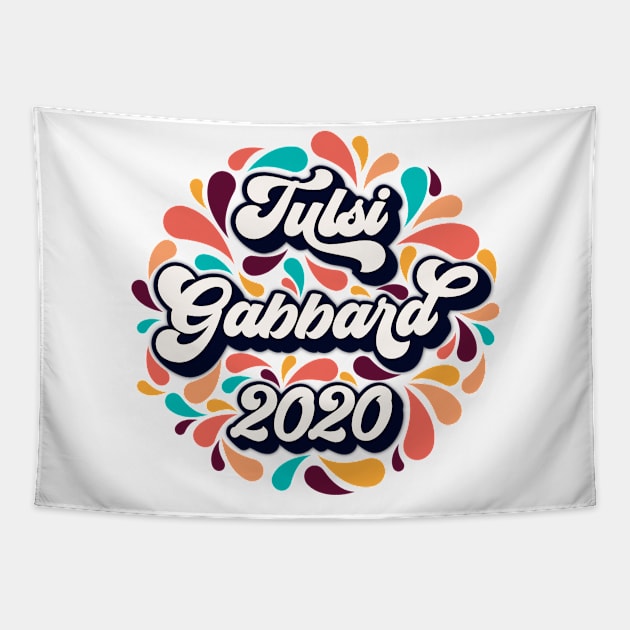 Tulsi Gabbard 2020 Paisley Tapestry by KimberMaddox