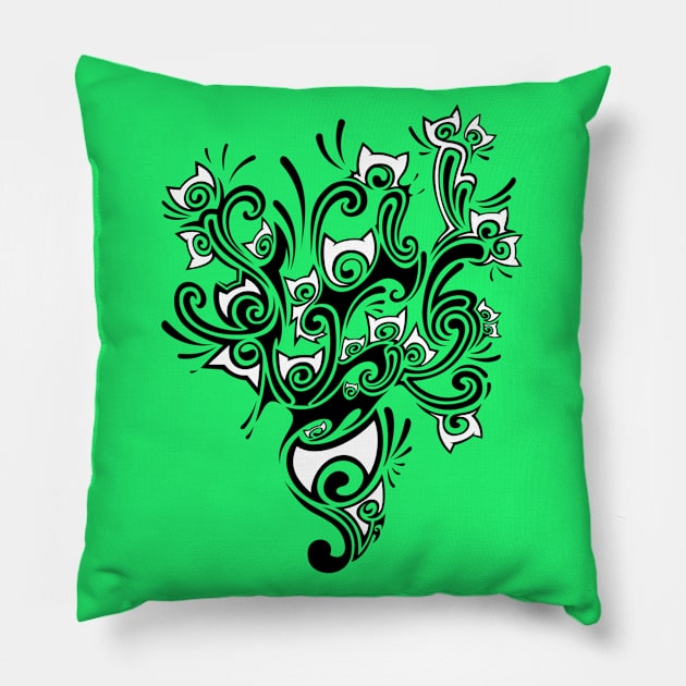 Catcus Cactus Pillow by Pepperonymous